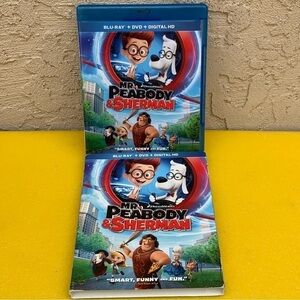 Mr. Peabody & Sherman 2 Disc Blu Ray + DVD + Digital Code